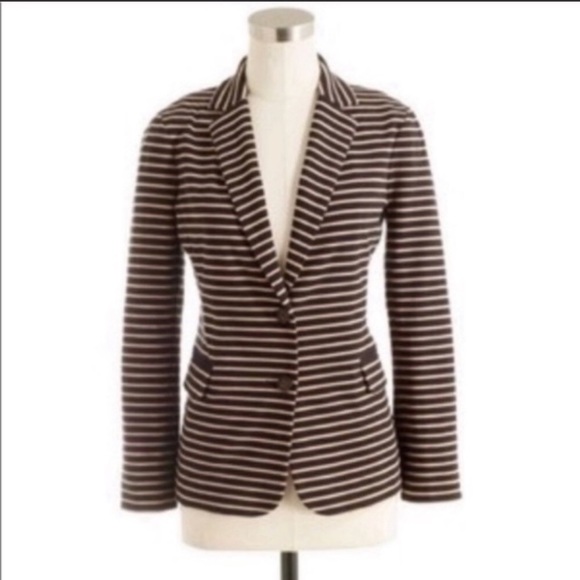 J. Crew Jackets & Blazers - J.‎ Crew XXS Maritime Striped Blazer Business Career Womens